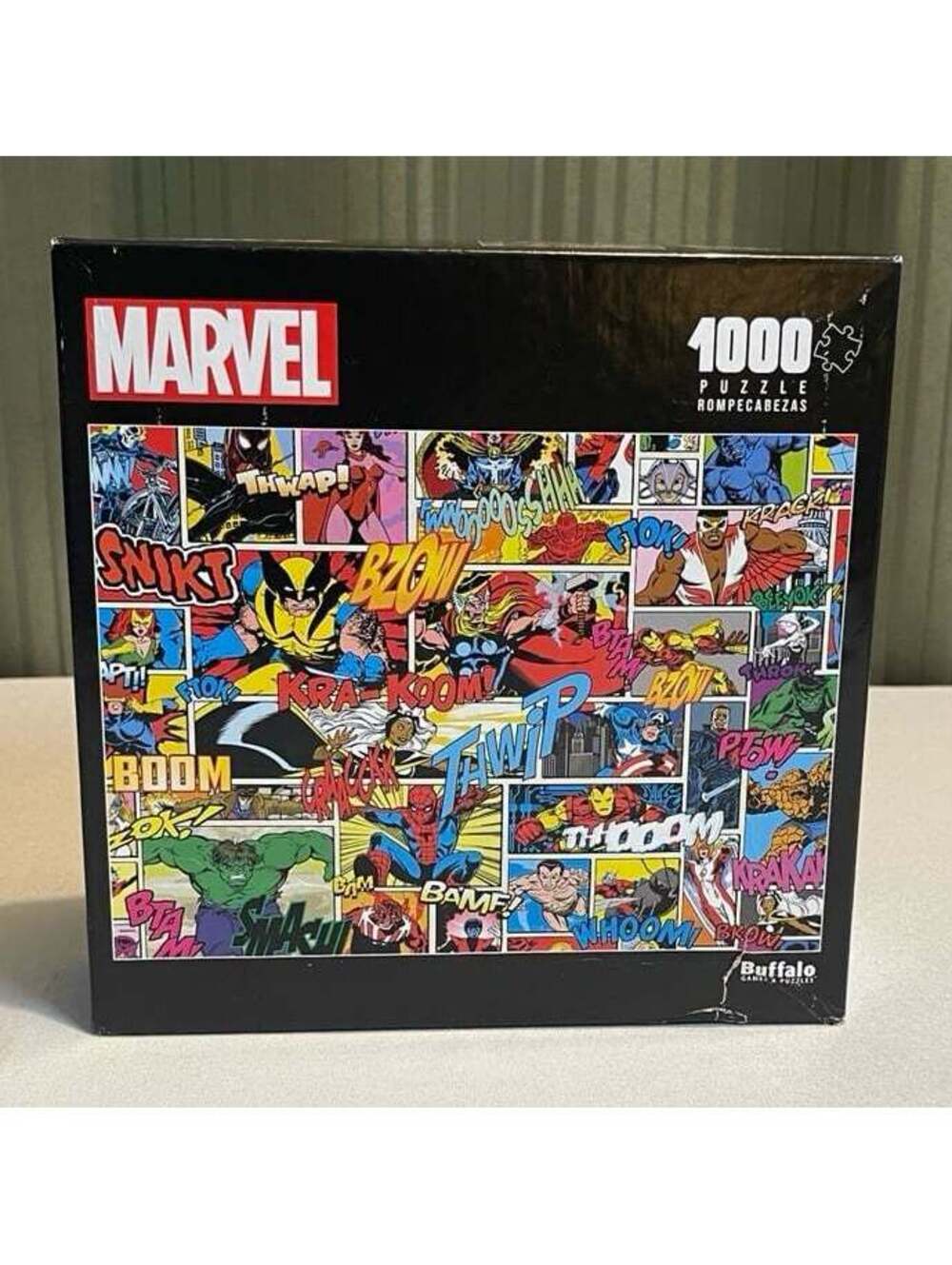 Marvel Heroes Comic Collage 1000 Piece Jigsaw Puzzle
